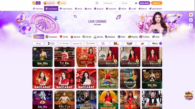 Mẹo Chơi Live Casino S88: Bí Quyết Thành Công Hiểu Biết Về Live Casino Tại Nhà Cái S88